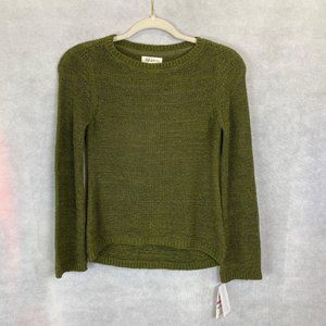 Style & Co Petite Fancy Pull Over Hi-Lo Sweater